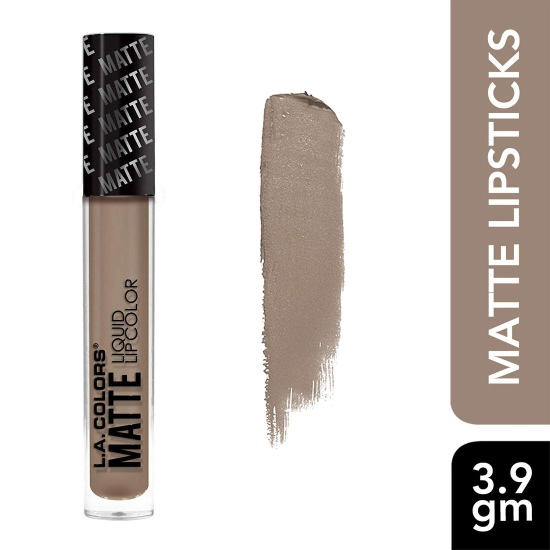 L.A. Colors Matte Liquid Lip Color, Moonlight Brown, 3.9g