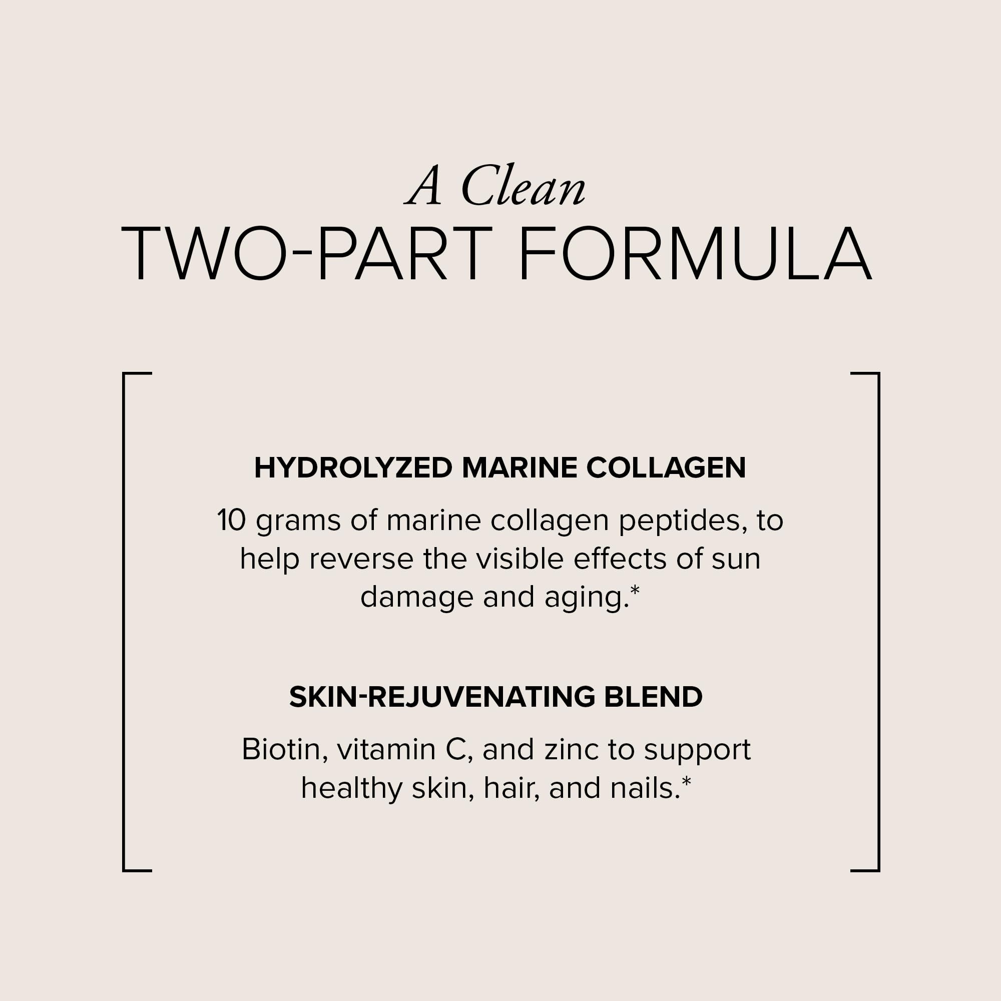 Serovital Skin Brilliance - Marine Collagen Peptides Powder - Hydrolyzed Type I & II Fish Collagen - Skin, Hair & Nails – 8.97 oz