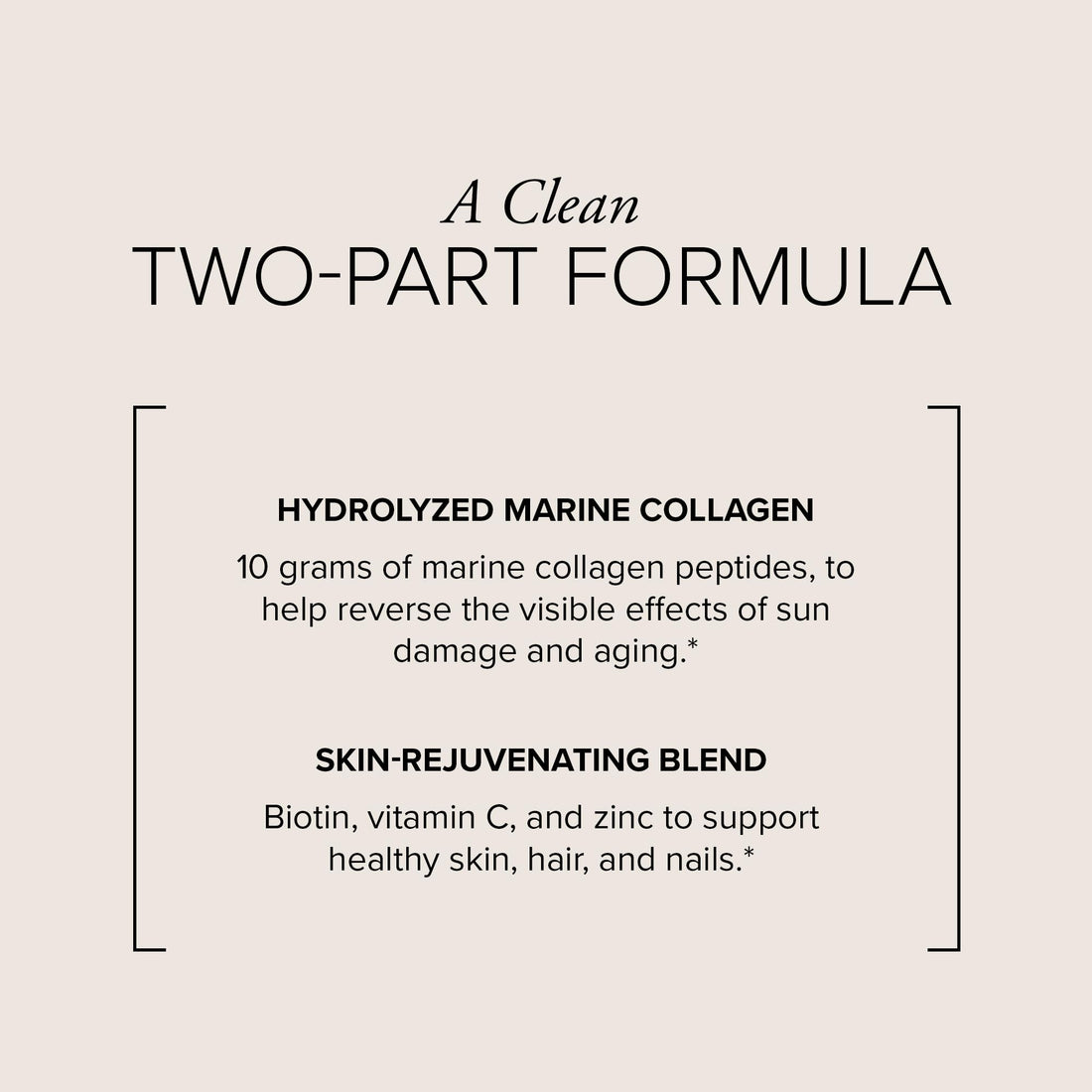 Serovital Skin Brilliance - Marine Collagen Peptides Powder - Hydrolyzed Type I & II Fish Collagen - Skin, Hair & Nails – 8.97 oz