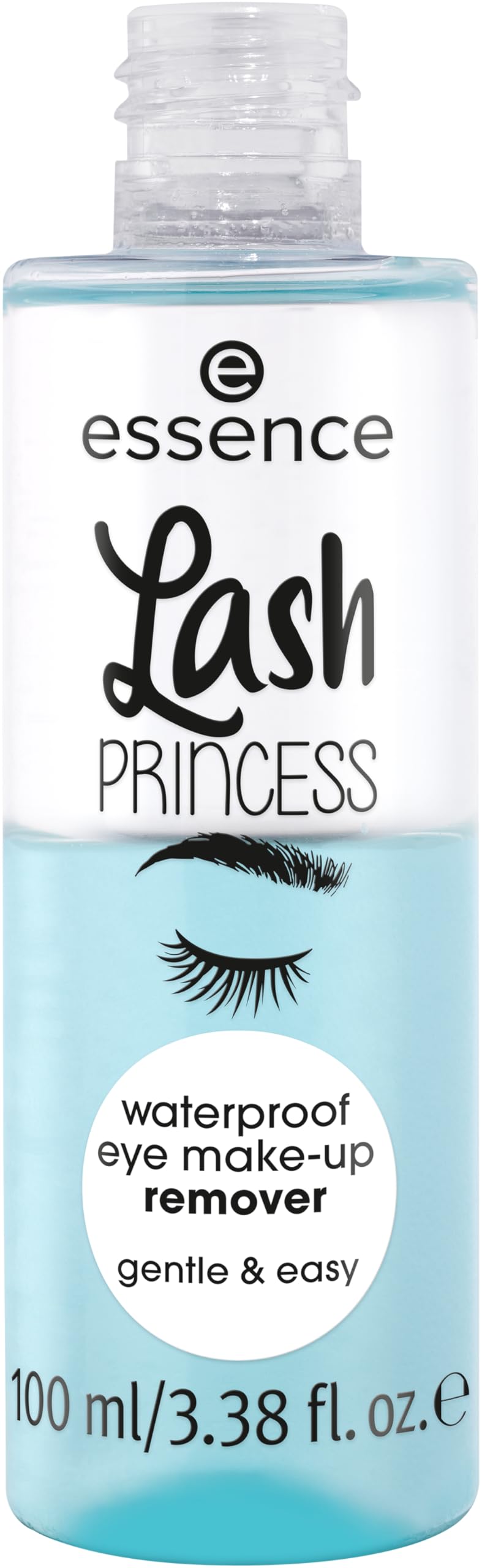 essence | Lash Princess Waterproof Eye Makeup Remover| Gentle 2-Phase Formula| Vegan & Cruelty Free