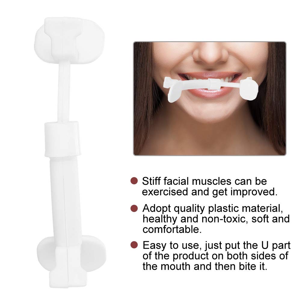 Smile Exerciser, Facial Muscle Lift Slim Tools Lip Shape Beauty Tool Corrector Mouth Piece Toning Exercise Face Lift Tools