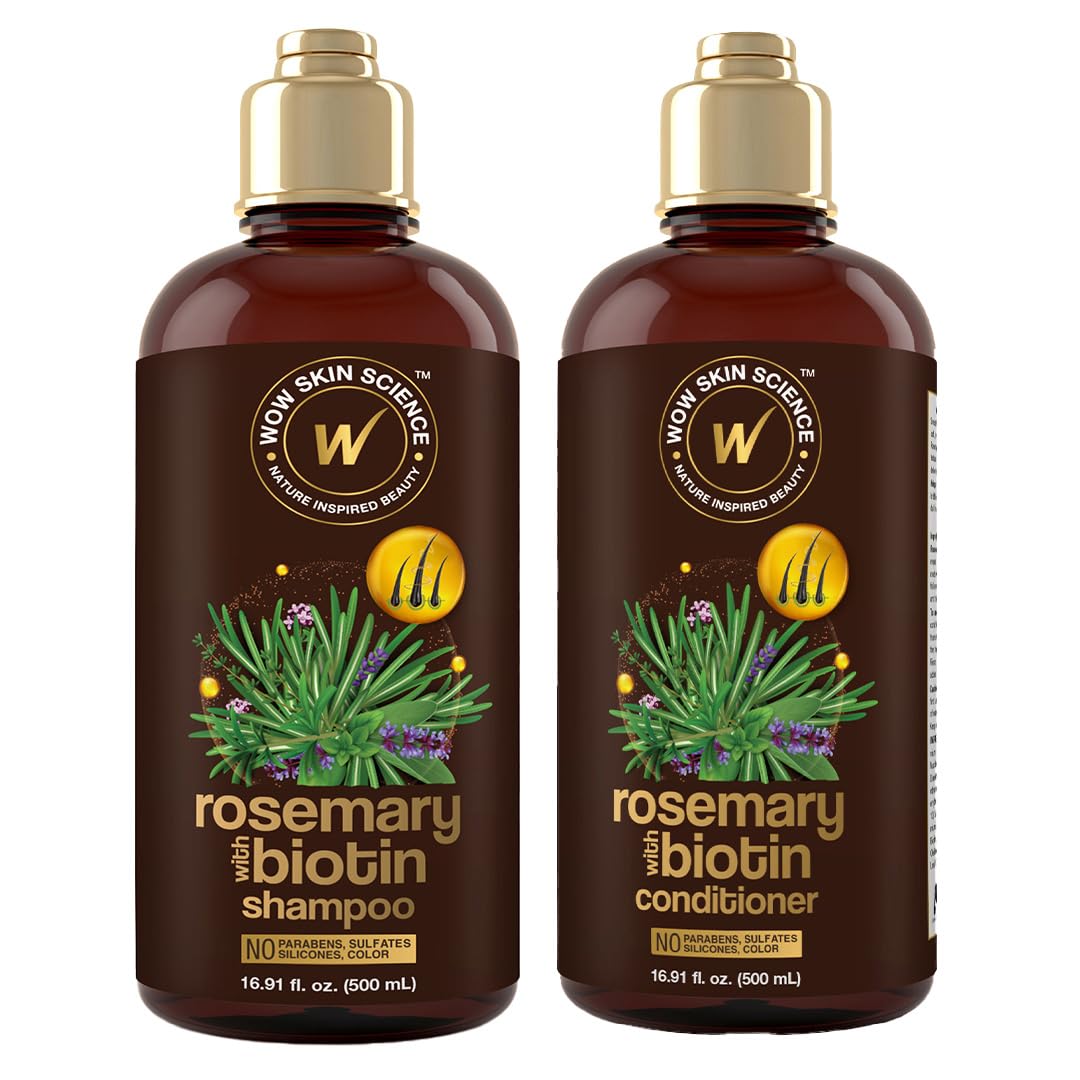 WOW Skin Science Rosemary with Biotin Shampoo & Conditioner Duo 16.9 oz