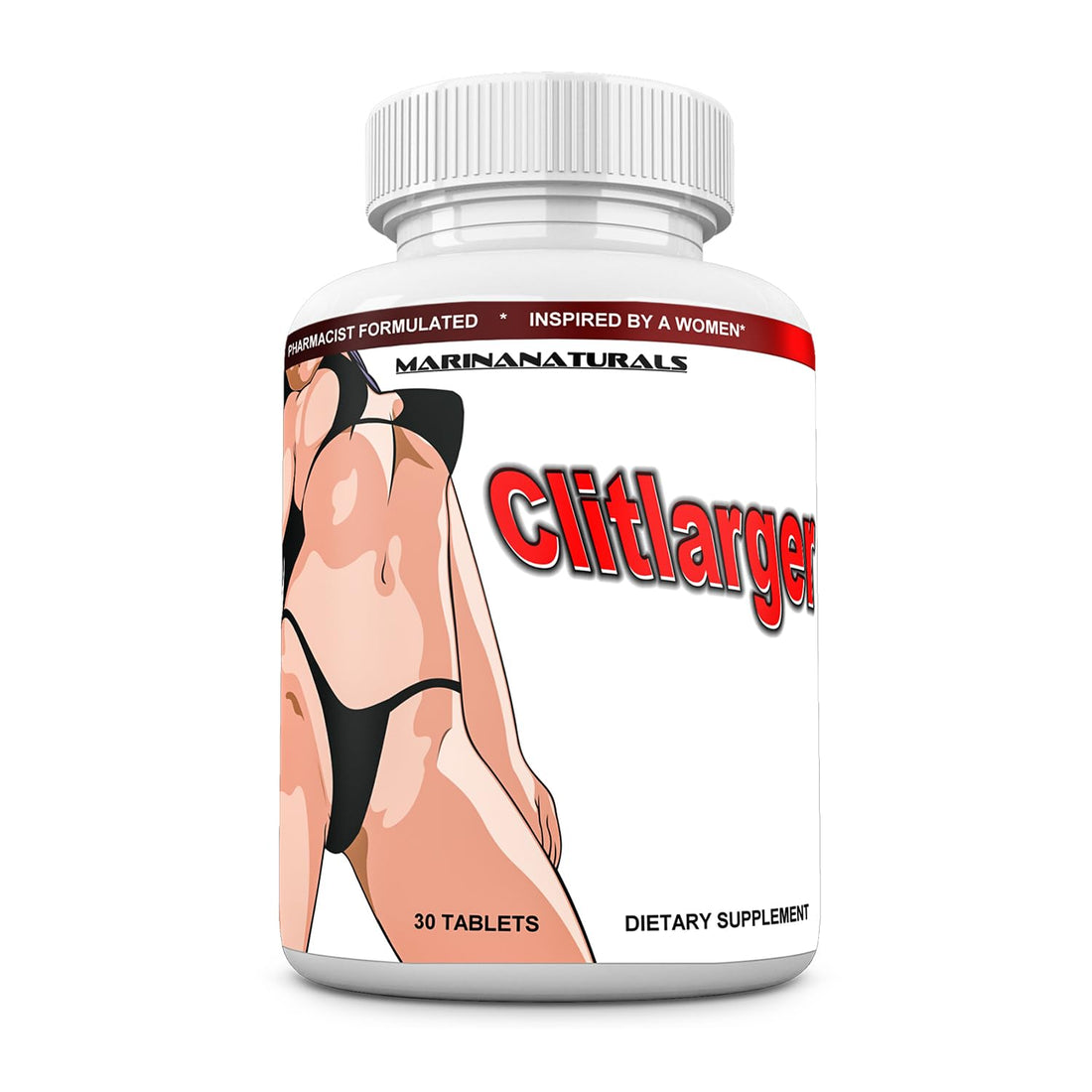 CURVIMORE CLITLARGER Women’s Multivitamin, Mineral and Herbs for a Bigger, Lubricated, and More Sensitive Clitoris. Natural Clitoris Enlargement Pills. 30 Tablets