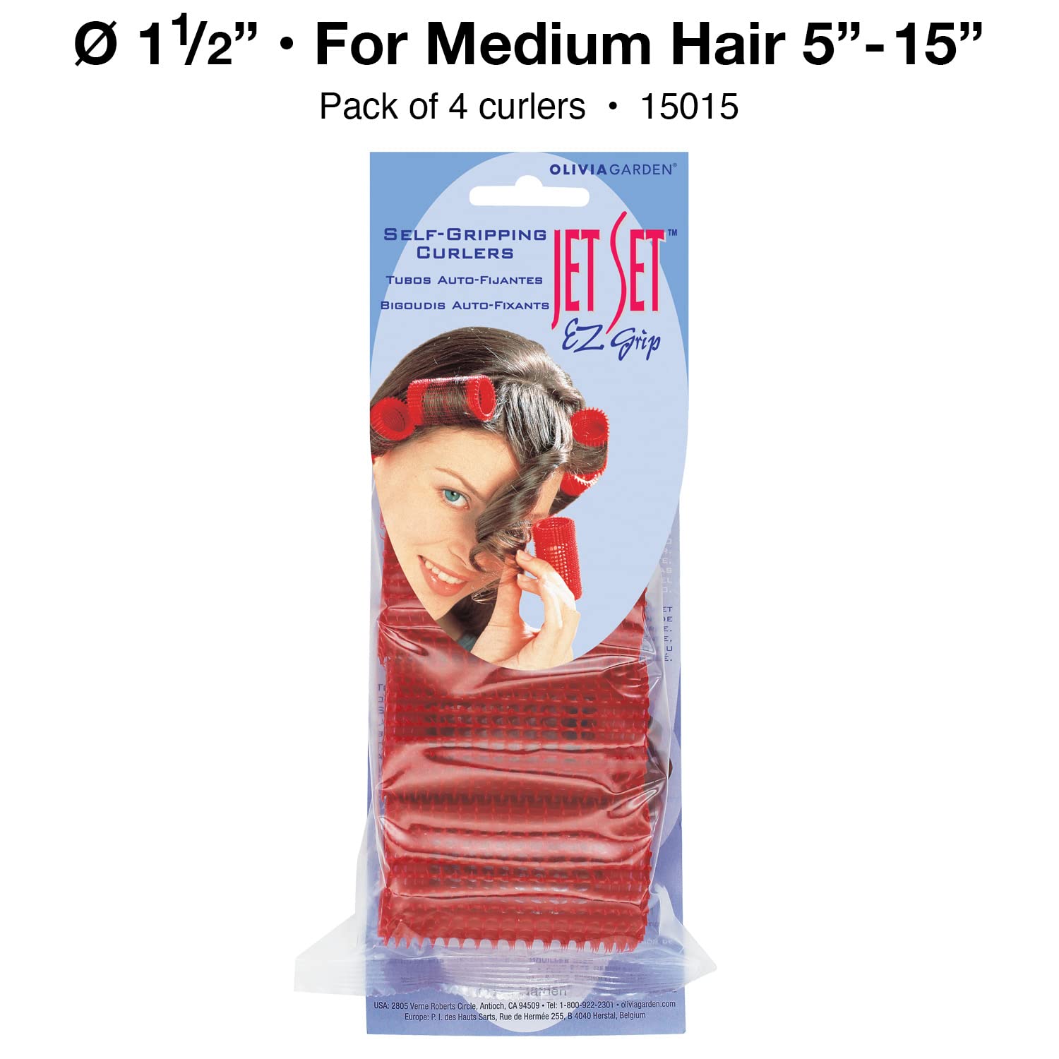 Jet Set EZ Grip Curlers