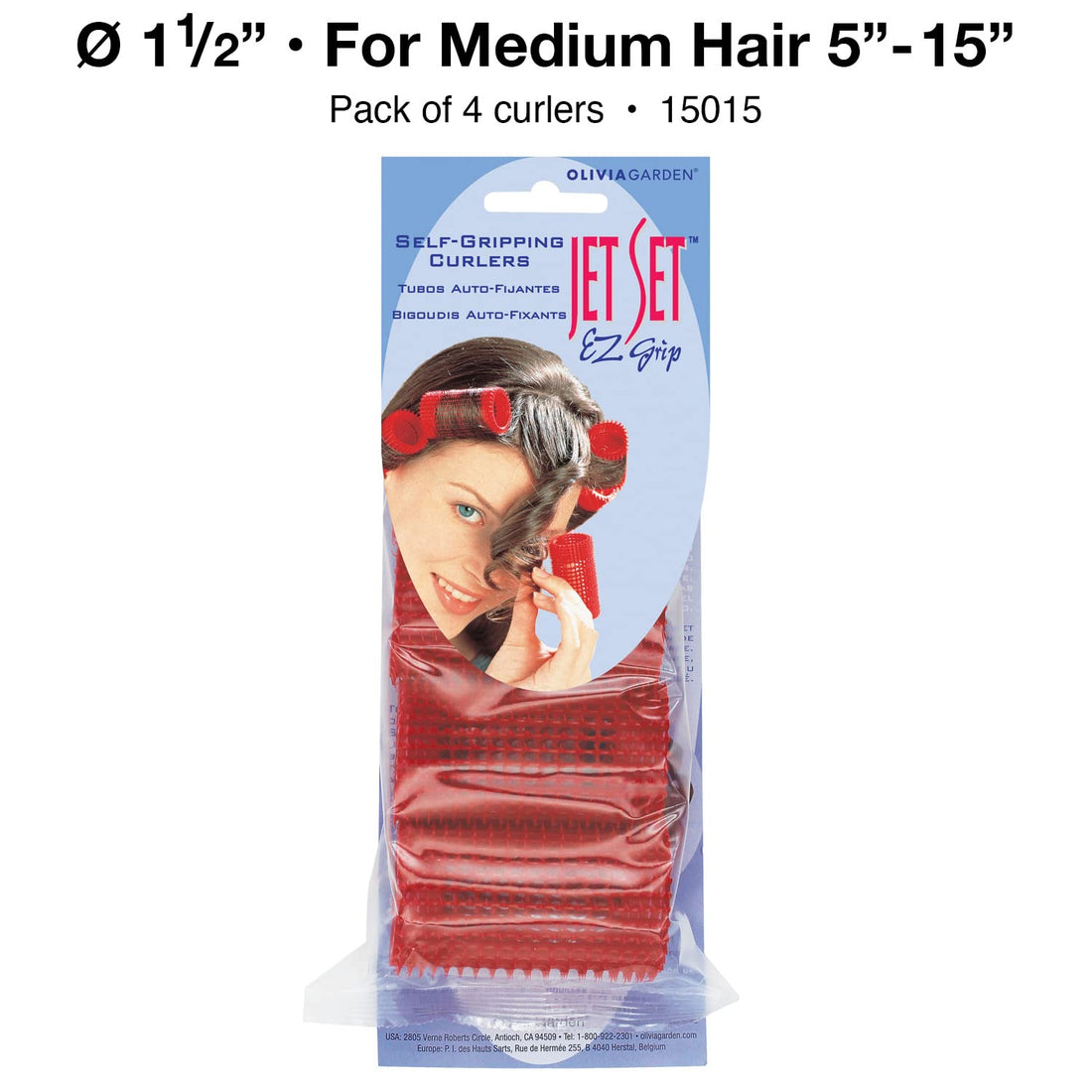 Jet Set EZ Grip Curlers