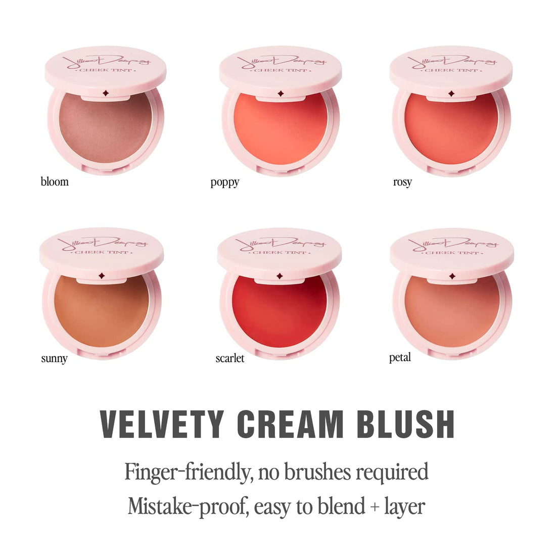 Jillian Dempsey Cheek Tint - Multi-Use Natural Blush for Cheeks & Lips, Vegan, Cruelty-Free & Organic