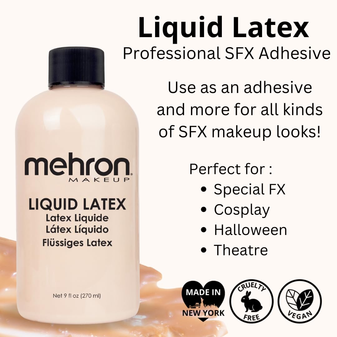 Mehron Mehron makeup liquid latex, 4.3 Ounce