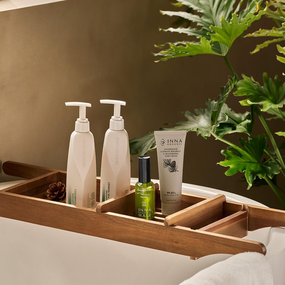 INNA ORGANIC LEMON TEA TREE SHAMPOO for Oily hair andScalp Organic Certified Clean Beauty, Vegan and Toxin-free, 8.3 fl.oz