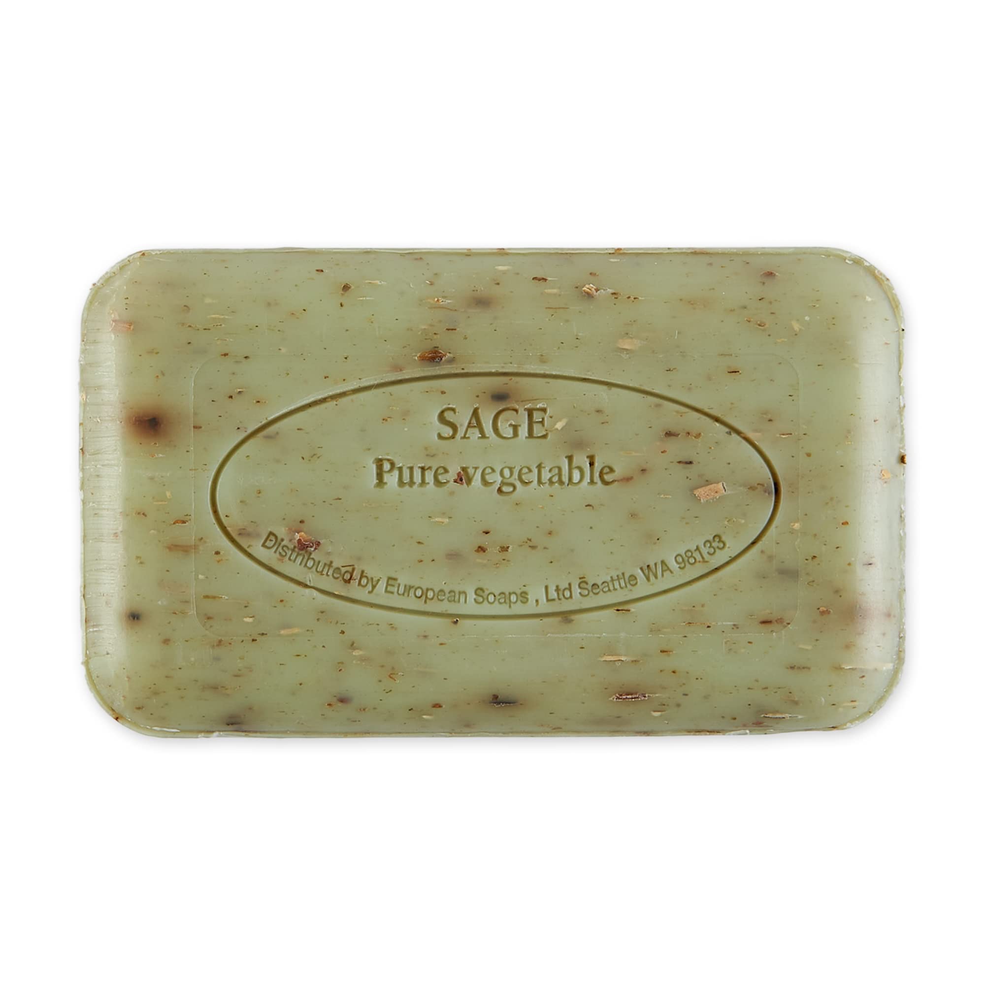 Pre de Provence Artisanal French Soap Bar Enriched with Shea Butter, Sage, 150 Gram