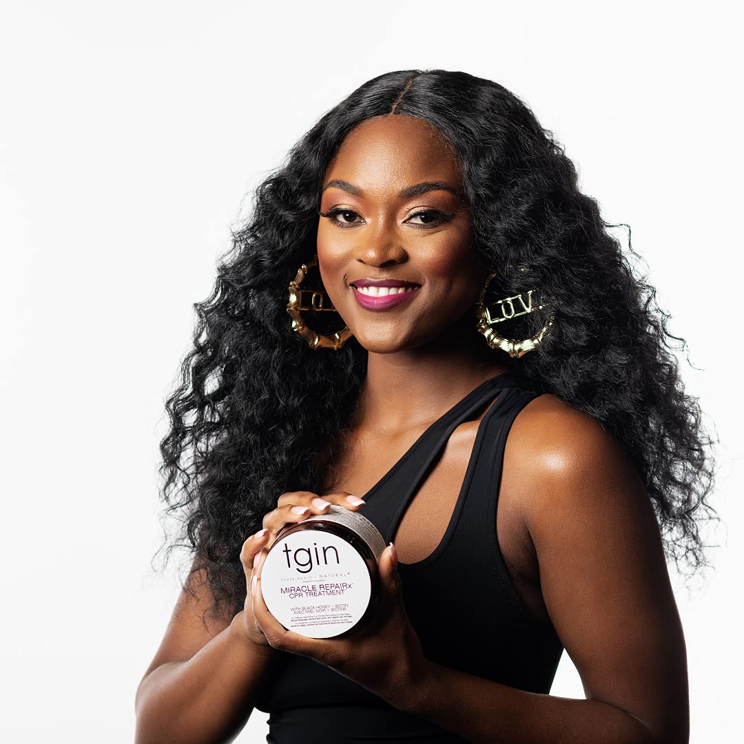 tgin Miracle RepaiRx Strengthening Reconstructor And Mask Duo -12 oz for Damaged Hair - For Damaged Hair - Repair - Protect - Restore