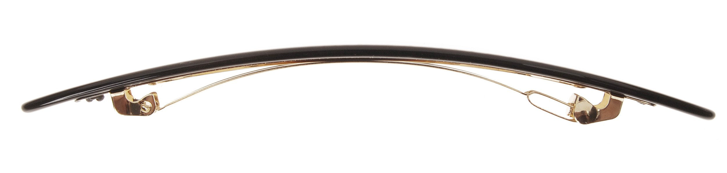 France Luxe Oblong Long And Skinny Barrette - Black