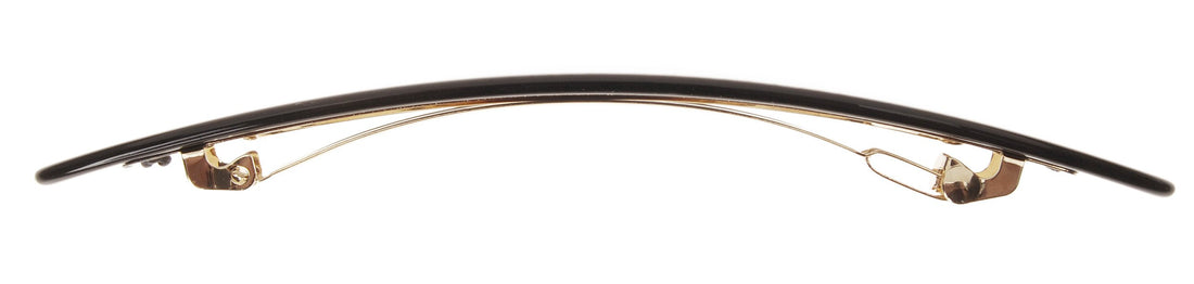 France Luxe Oblong Long And Skinny Barrette - Black