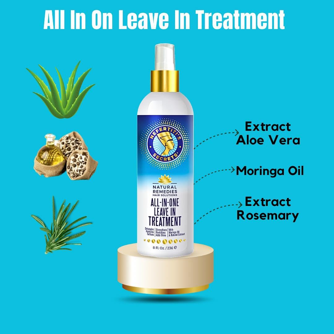 Nefertiti's Secrets All In One Leave In Treatment 8oz