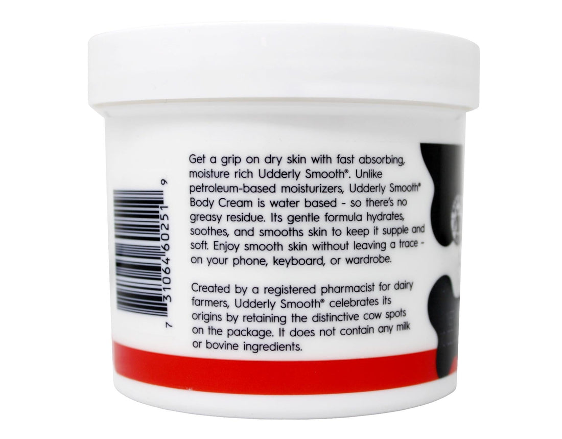 Udderly Smooth Udder Cream, Skin Moisturizer, 12 Ounce Jar