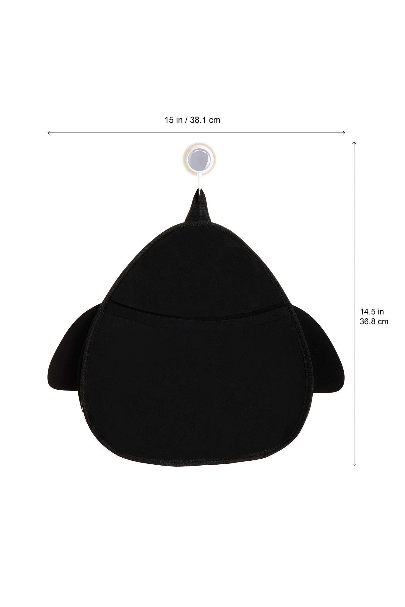 3 Sprouts Hanging Bath Toy Holder for Bathtub - Storage Caddy with Baby Organizer - Shower & Bath Tub Toy Storage Basket, Penguin