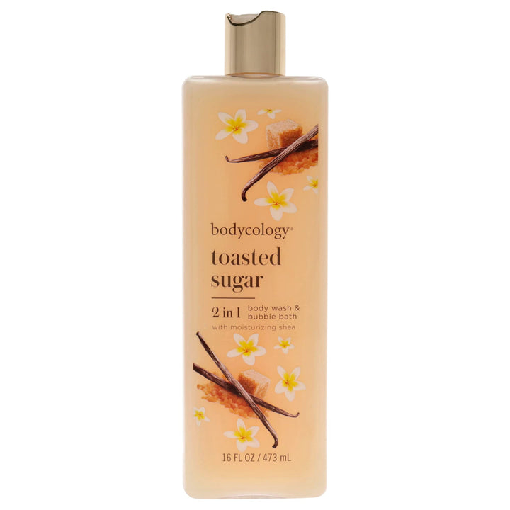Bodycology Body Wash, Foaming, Toasted Vanilla Sugar 16 fz (Pack of 4)
