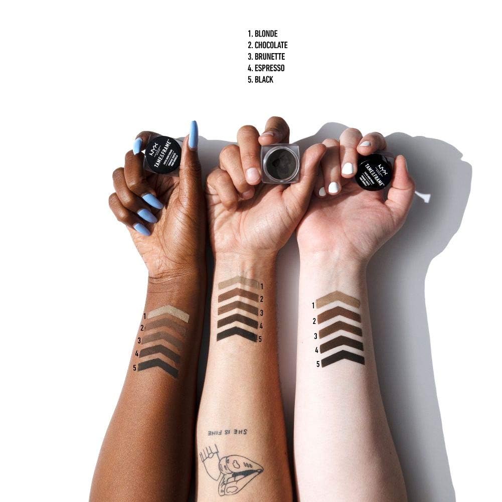 Nyx Professional Makeup Tame and Frame Tinted Brow Pomade, Brunette, 5g