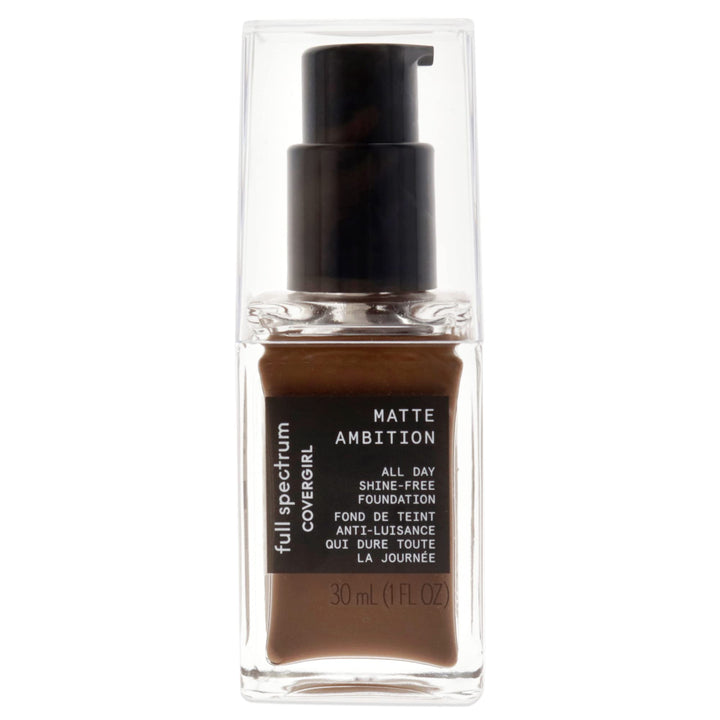 COVERGIRL Matte Ambition, All Day Foundation, Deep Cool 3, 1.01 Ounce