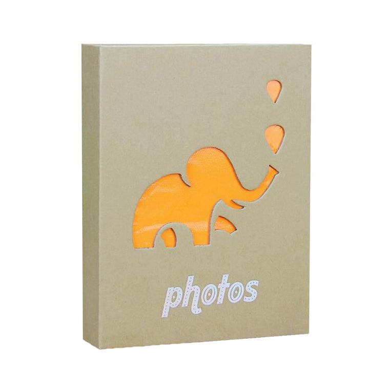 Photo Album Hold 100 Pockets,Kraft Paper Photo Album 5x 7,Kid Photo Album Hold,Children's Pictures Album(Dolphin)