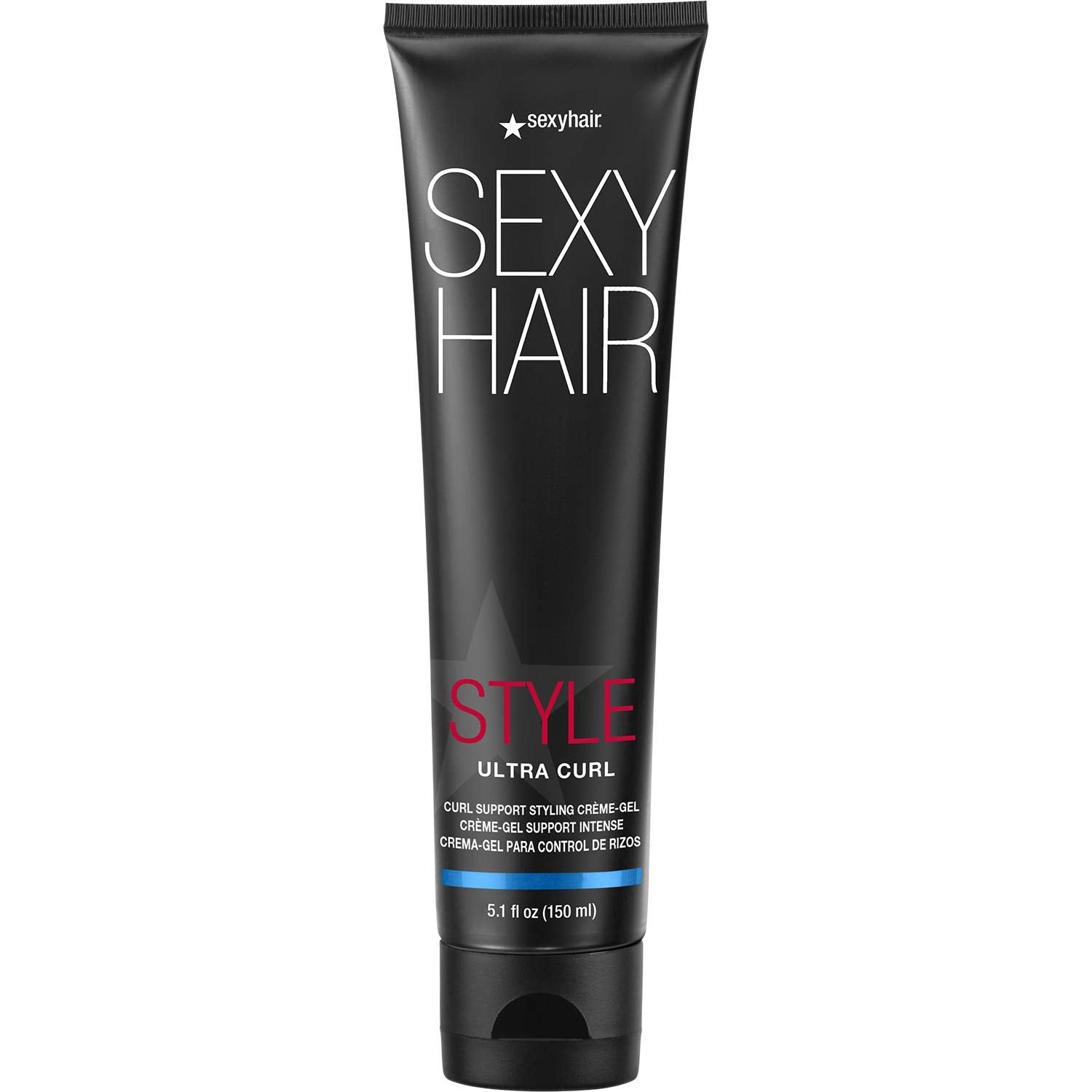 SexyHair Style Ultra Curl Support Styling CrÃƒ¨me-Gel, 5.1 Oz | High Control | Adds Definition and Long-Lasting Shape