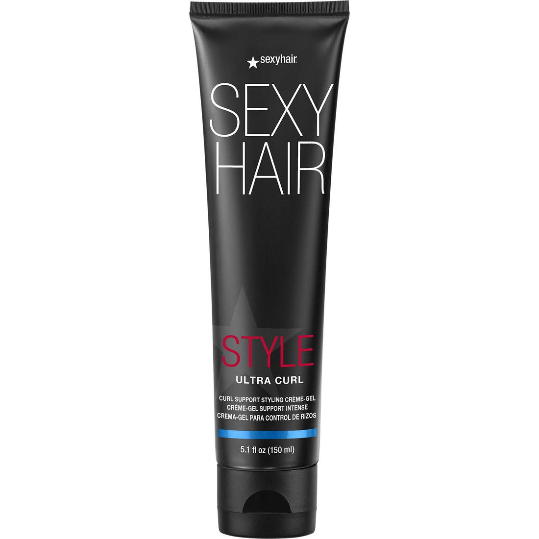 SexyHair Style Ultra Curl Support Styling CrÃƒ¨me-Gel, 5.1 Oz | High Control | Adds Definition and Long-Lasting Shape