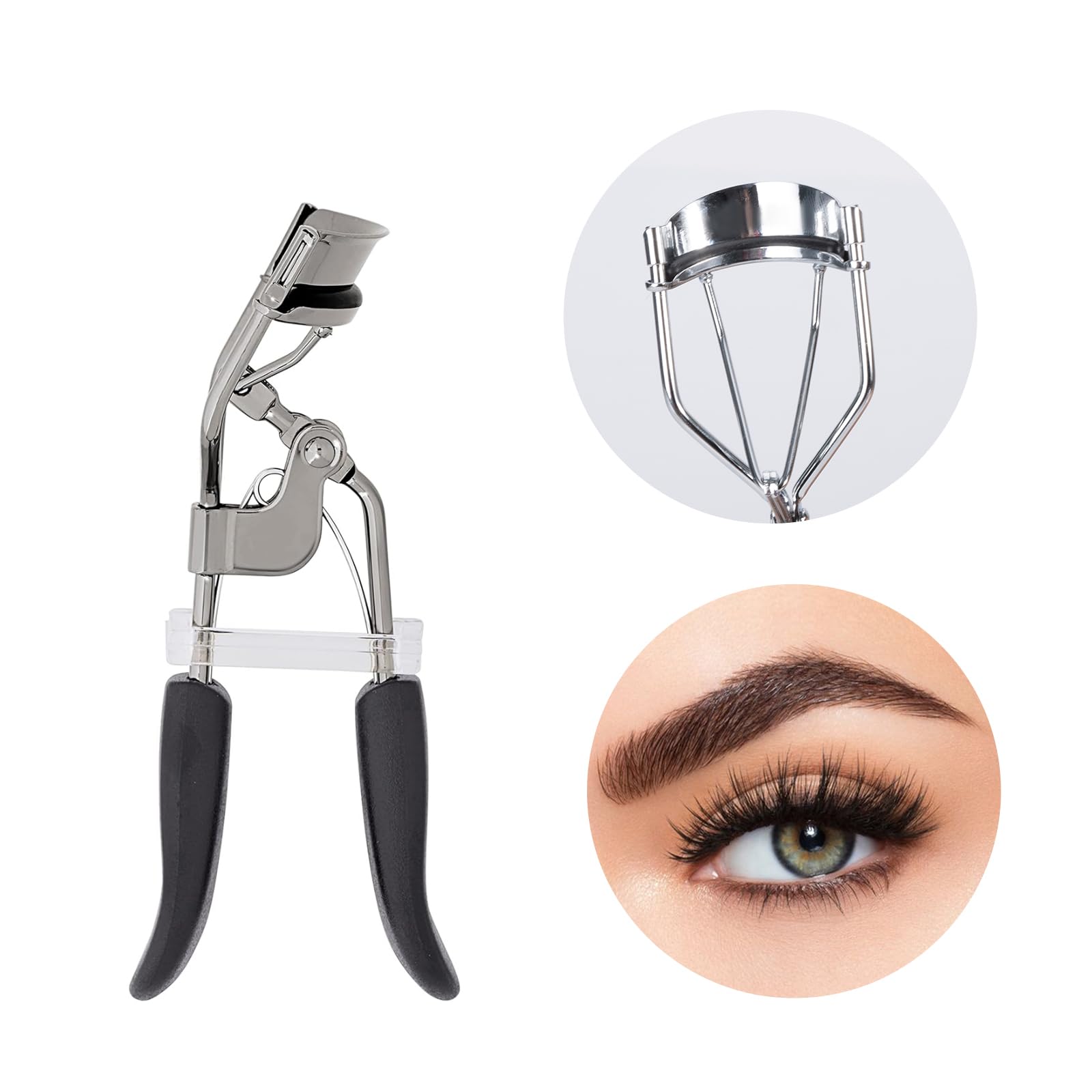 Eyelash Curler Refills Compatible with e.l.f.,Eyelash Curler Pads 24PCS,Silicone Lash Curler Refill Pads Compatible with e.l.f.,Black
