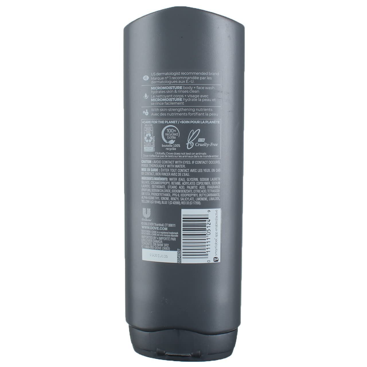 Dove Men + Care Body and Face Wash Clean Comfort, 18 OZ