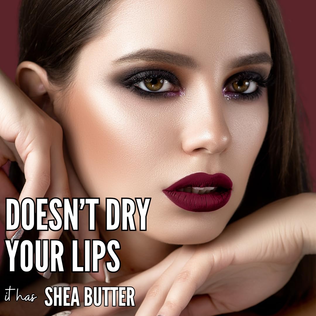 Mynena Liquid Matte Lipstick Long Lasting Waterproof Mineral Formula