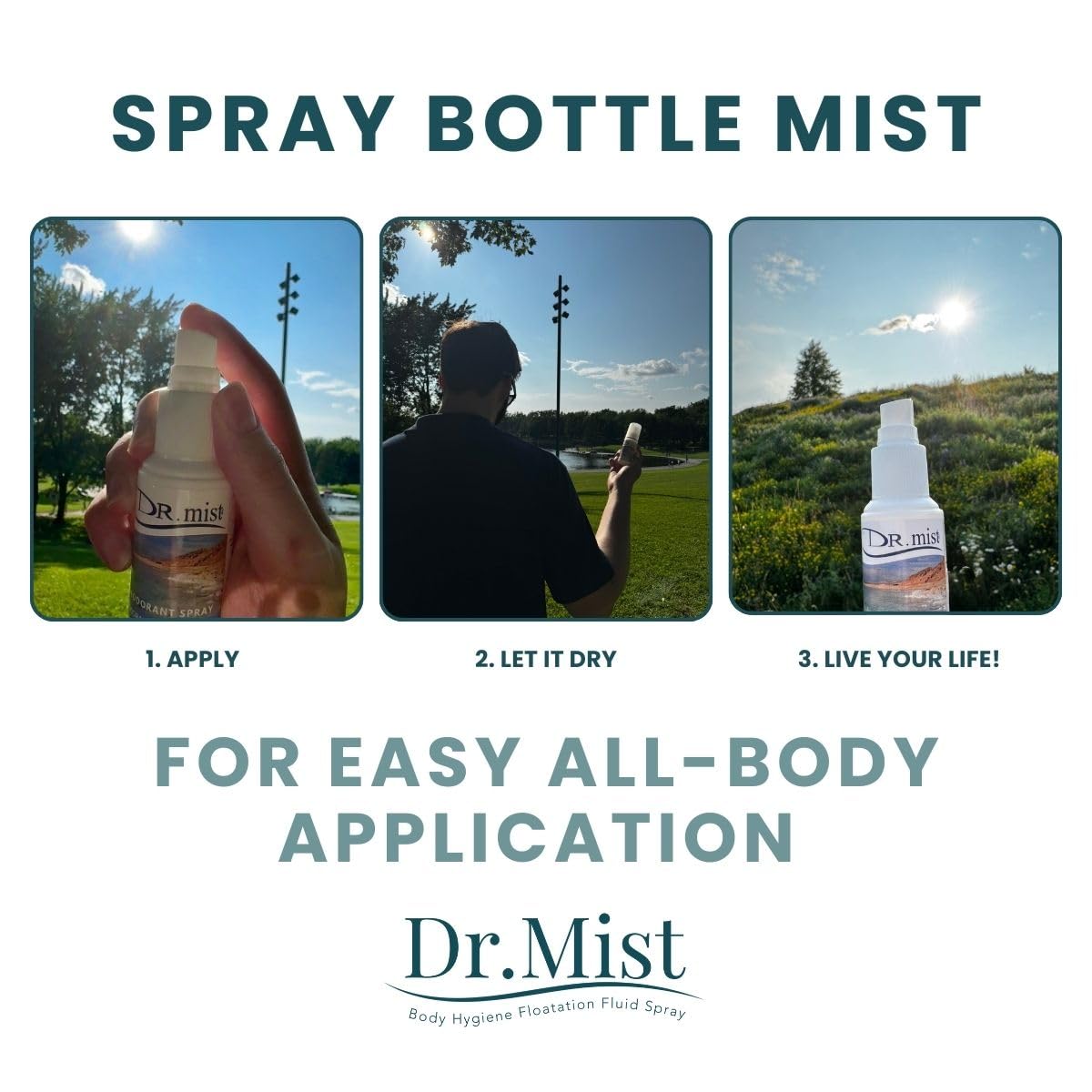 Dr. Mist - Deodorant Spray Unscented - 2.53 fl. oz.