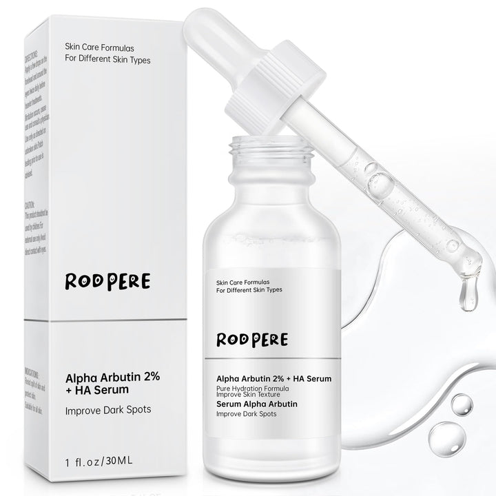 Alpha Arbutin 2% Serum For Dark Spots, Alpha Arbutin 2 Ha Serum For Acne, Fine Lines, 30 ML Hyaluronic Acid Serum With Niacinamide For Face, Shrink Pores, Anti Aging.