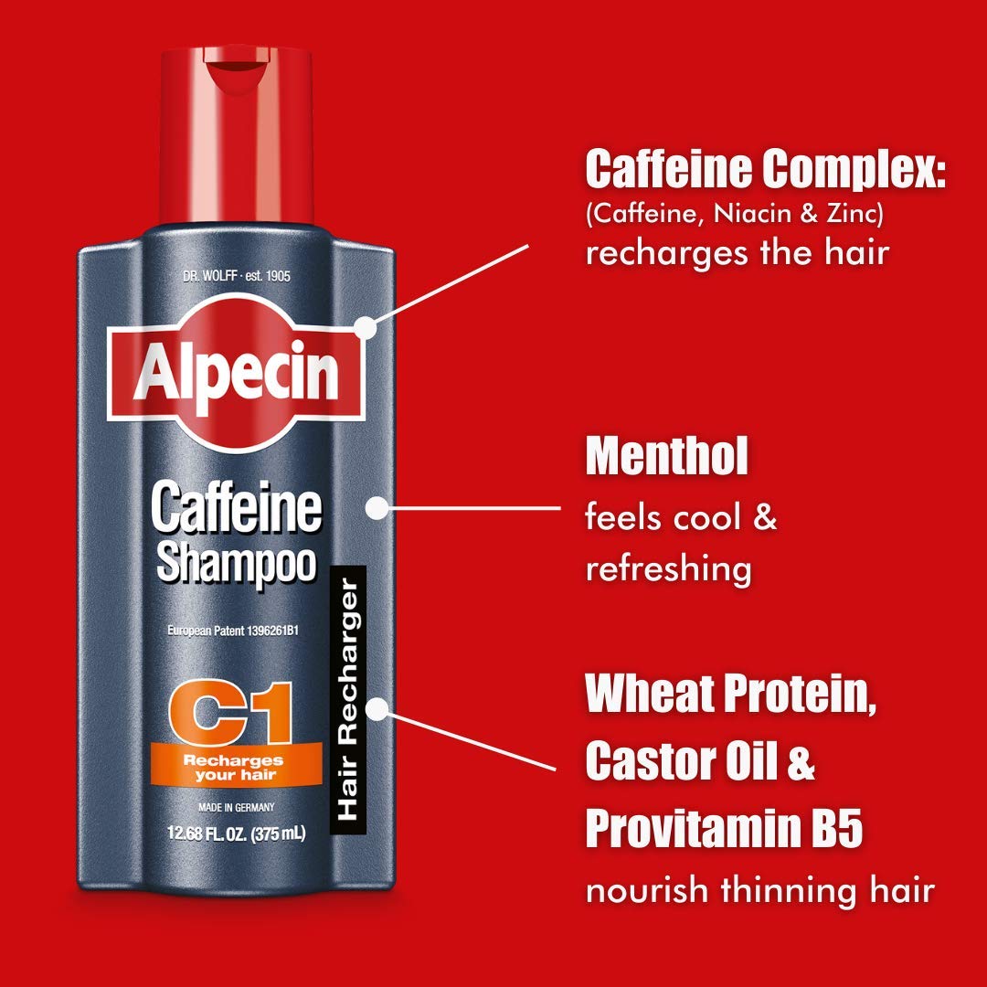 2 X Alpecin Caffeine Shampoo