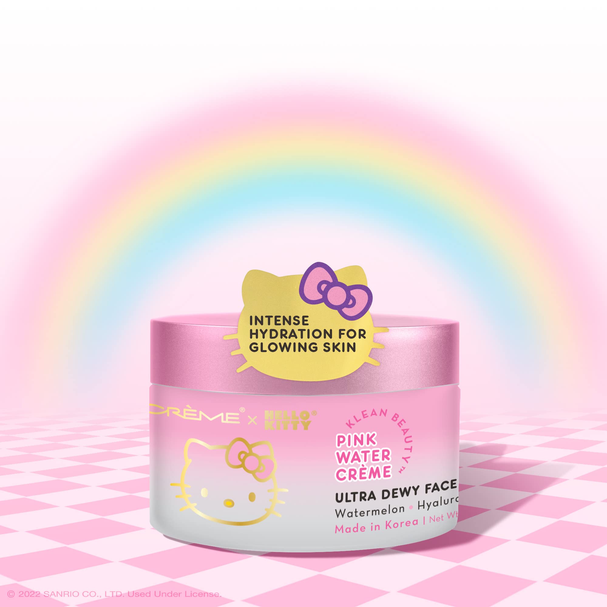 The Crème Shop x Hello Kitty Pink Water Crème - Klean Beauty™ For Hydrating, Replenishing, Smoothening