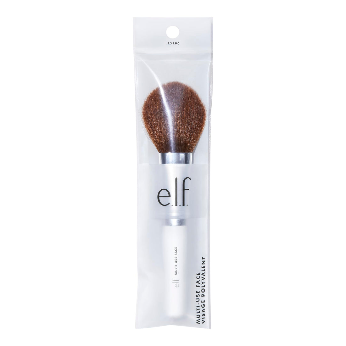e.l.f. Multi-Use Face Brush, Versatile Makeup Brush For Applying Foundation, Bronzer & Blush, Use With Powder, Cream & Liquid, Vegan & Cruelty-Free