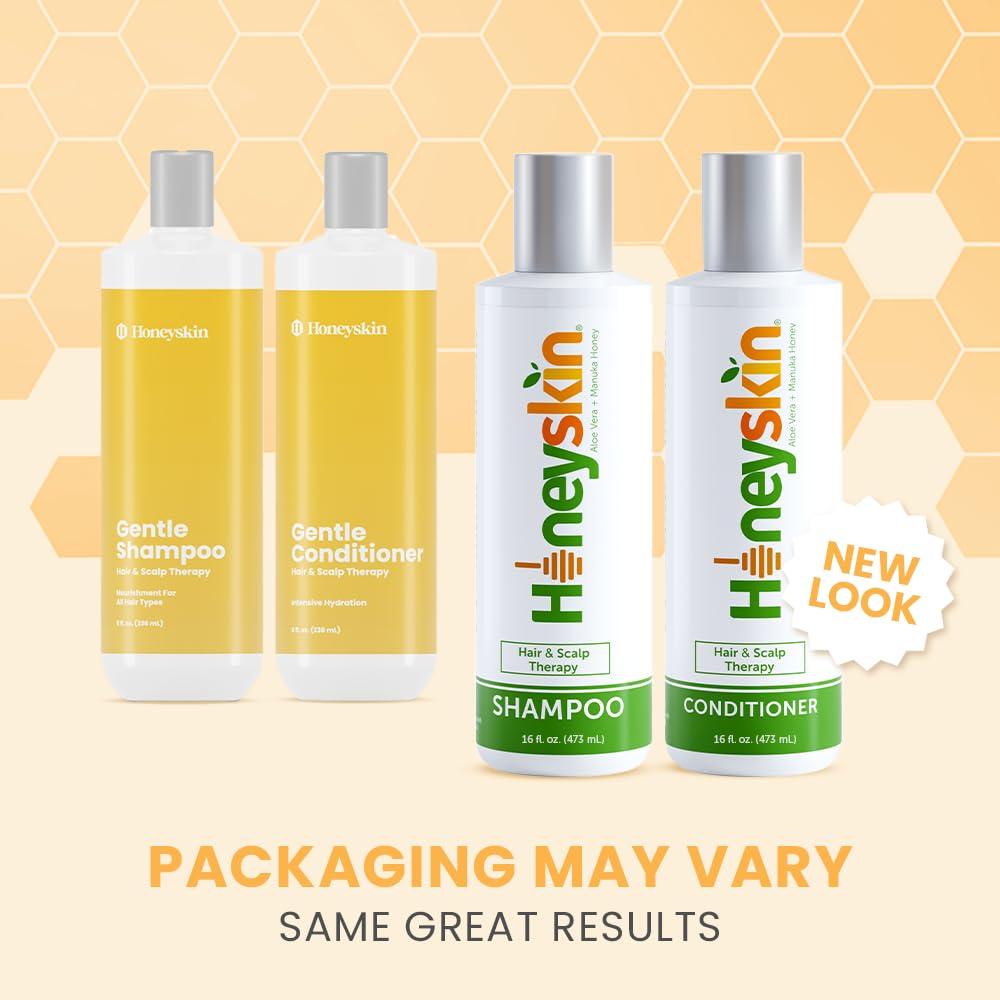 Hair Growth Shampoo And Conditioner with Manuka - Best Shampoo and Conditioner for Thinning Hair and Hair Loss - Hydrating, Sulfate-Free Shampoo and Conditioner for Color-Treated Hair and Dry Scalp