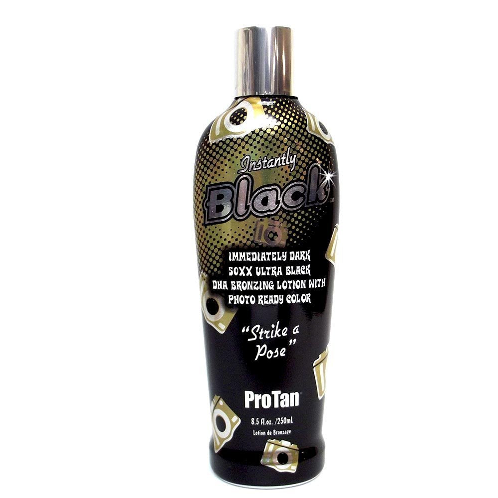 Pro Tan INSTANTLY BLACK Immediately Dark DHA Bronzer - 8.5 oz.