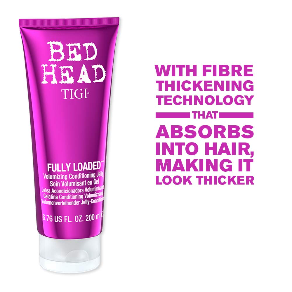 TIGI Bed Head Fully Loaded Volume Jelly Conditioner for Fine Hair; safe for coloured hair, 200 ml