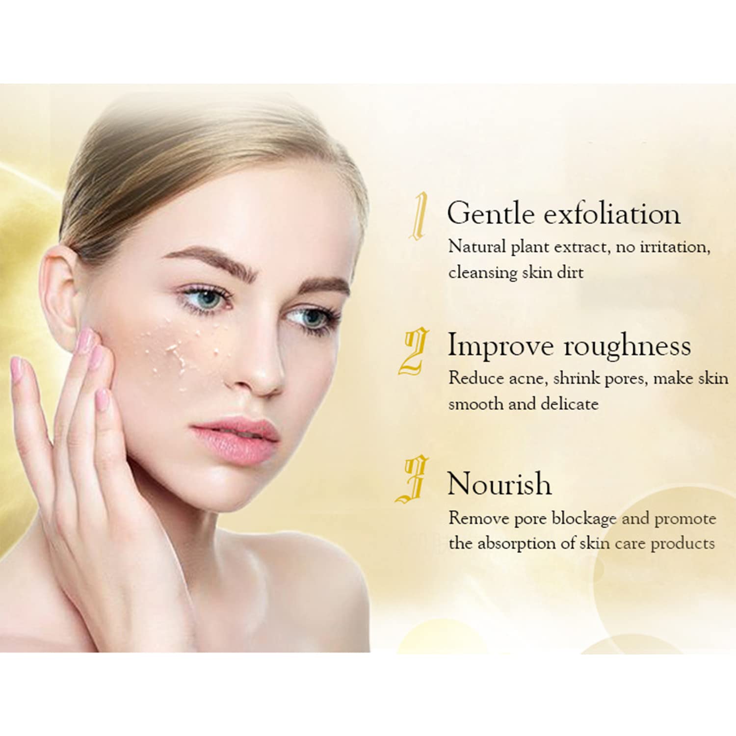 AICHUN BEAUTY Peeling Gel Face Body Removes Skin Aging Keratine Deep Cleaning Moisturizing Refresh Skin Smooth (24K PURE GOLD PEELING GEL)