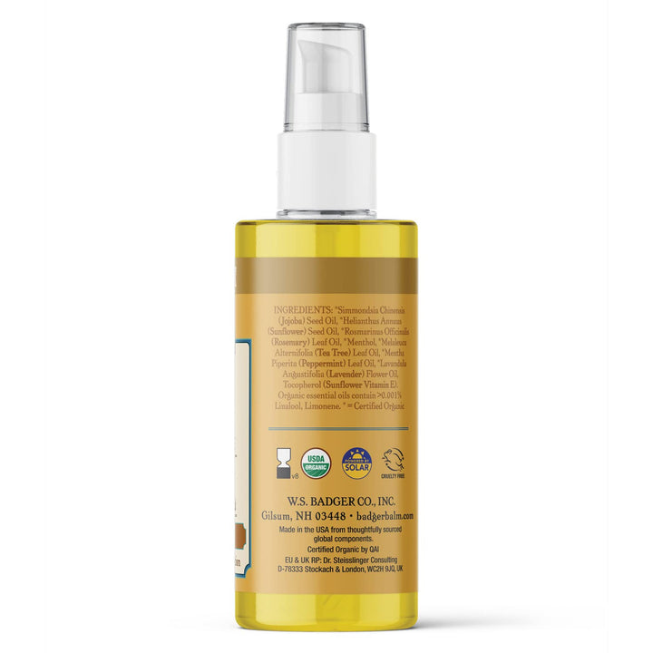 Badger Jojoba Hair Oil - For Dry Scalp