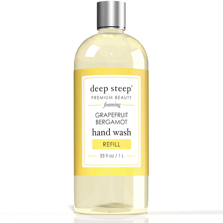 Deep Steep Foaming Hand Wash Refill, LITER (Grapefruit Bergamont)