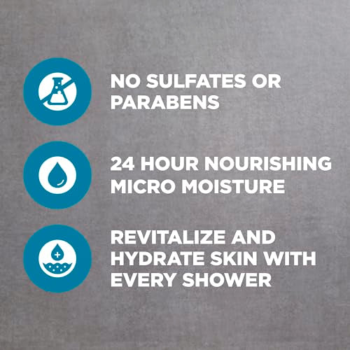 Dove Men+Care Body and Face Wash Hydrating Clean Comfort Men's Body Wash with 24-Hour Nourishing Micromoisture Technology 30 oz