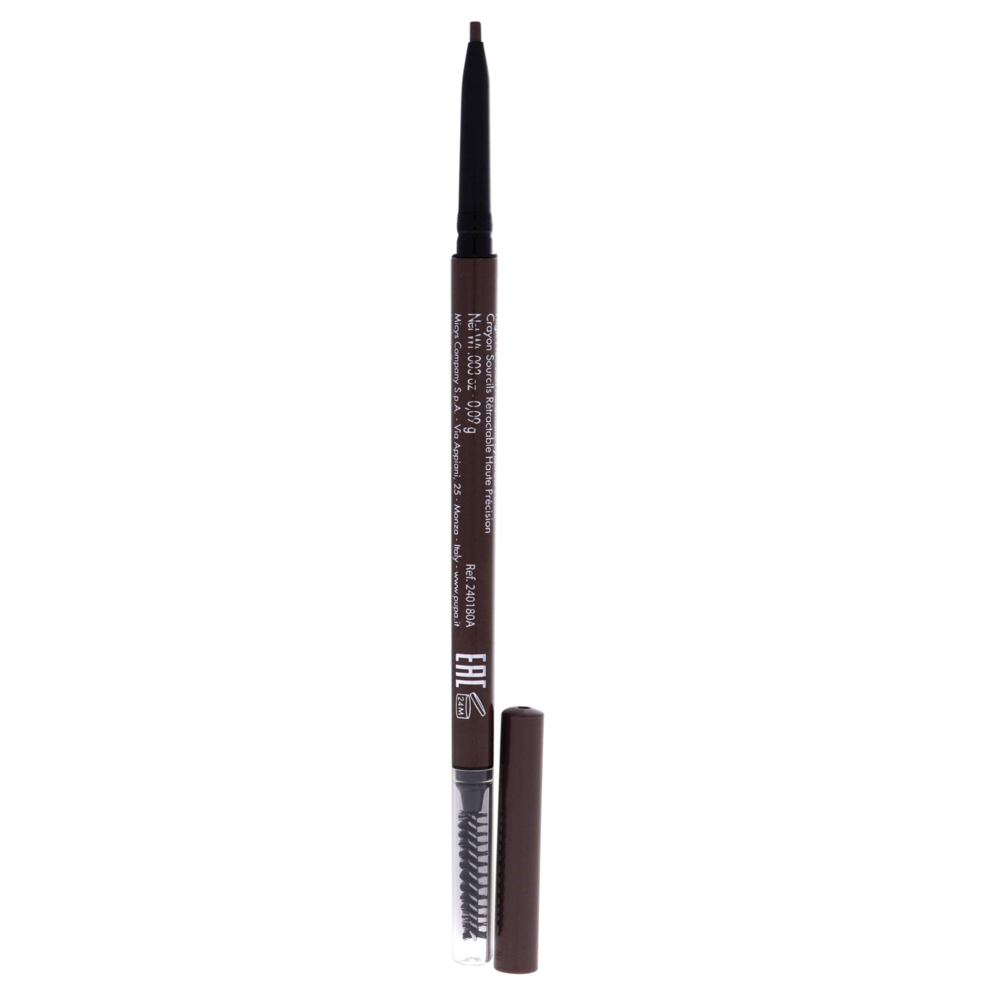 PUPA Milano High Definition Eyebrow Pencil in 002 Brown, 0.003 oz (PU240180A002)