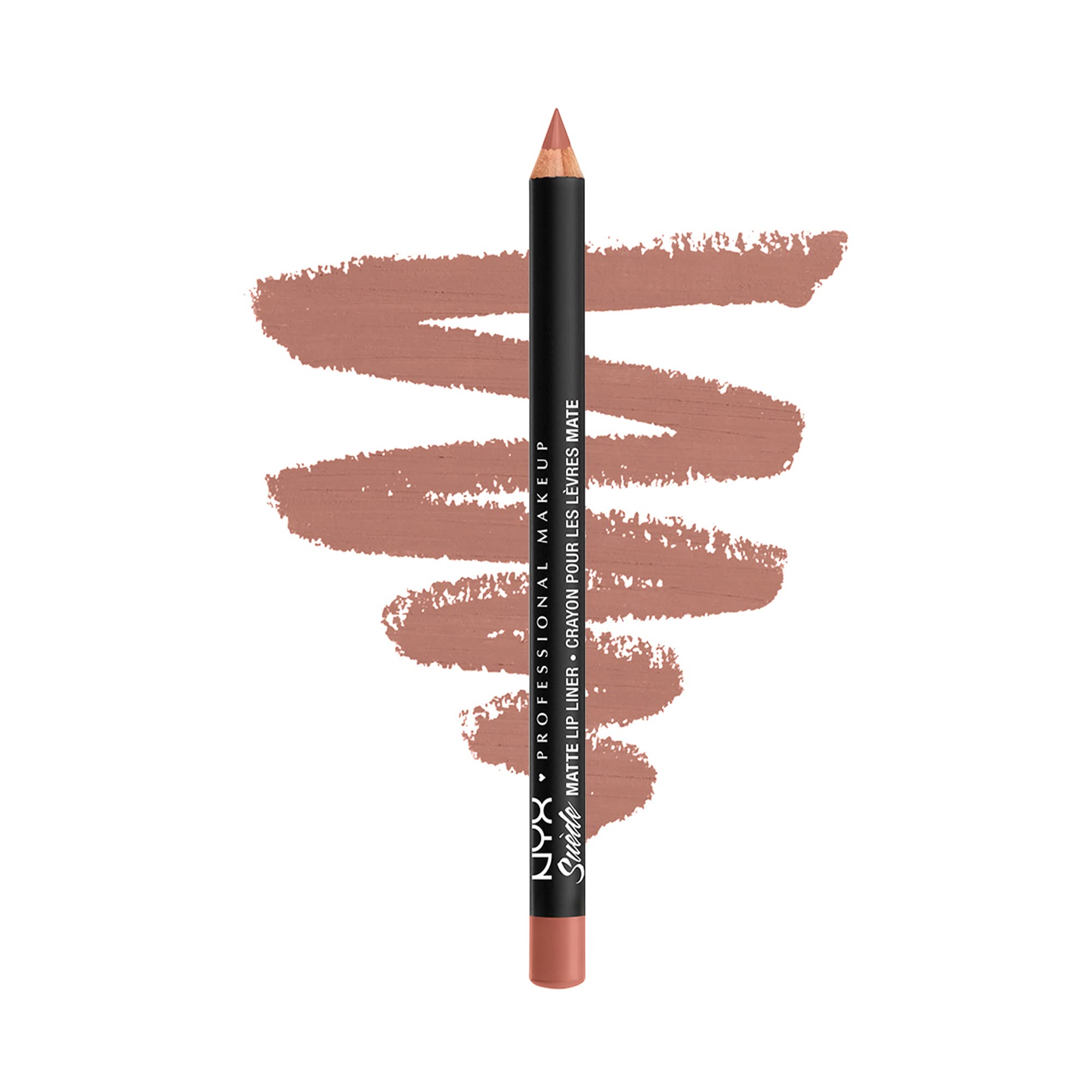 NYX PROFESSIONAL MAKEUP Suede Matte Lip Liner, Vegan Formula - Dainty Daze (Soft Pink)