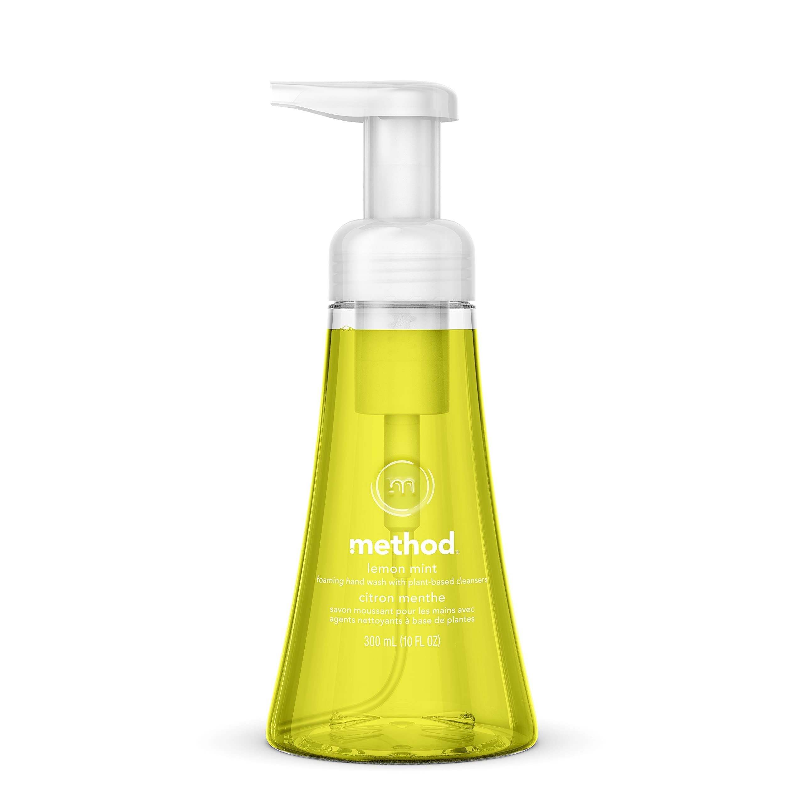 Method Naturally Derived Foaming Hand Wash, Lemon Mint, 10 oz. (Pack of 6)