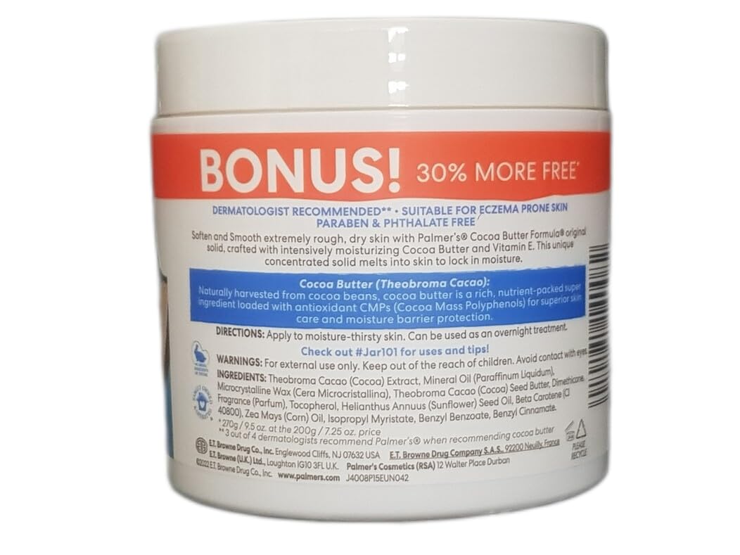 PALMERS COCOA BUTTER CREAM FORMULA 270g x 3