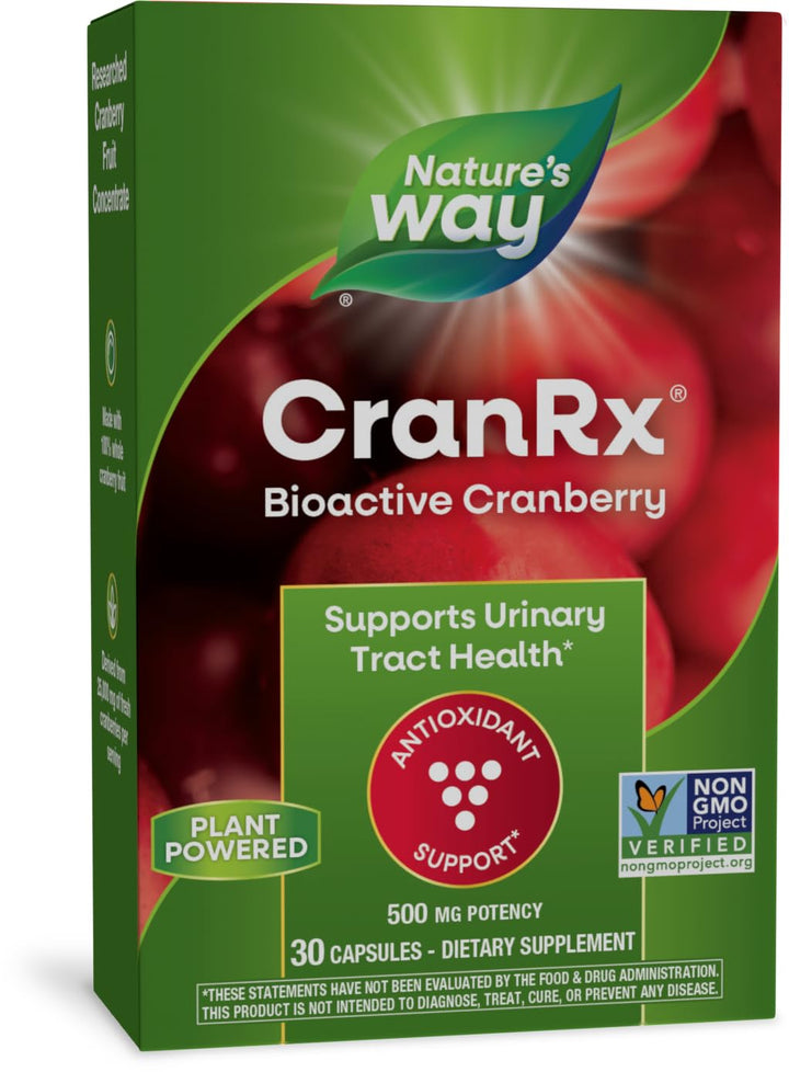 Nature's Way CranRX, Cranberry 30 Vcaps