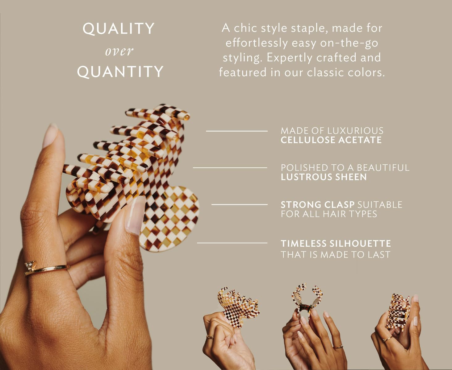 Mojave : France Luxe Mini Couture Jaw - Mojave