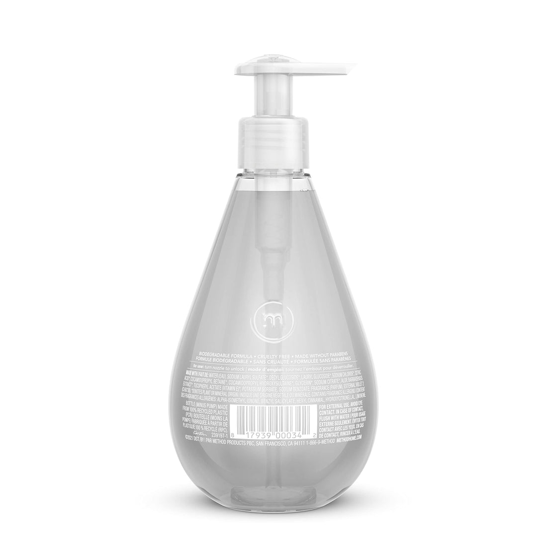 Method Gel Hand Wash, Sweet Water, 12 Ounce (Pack of 6)