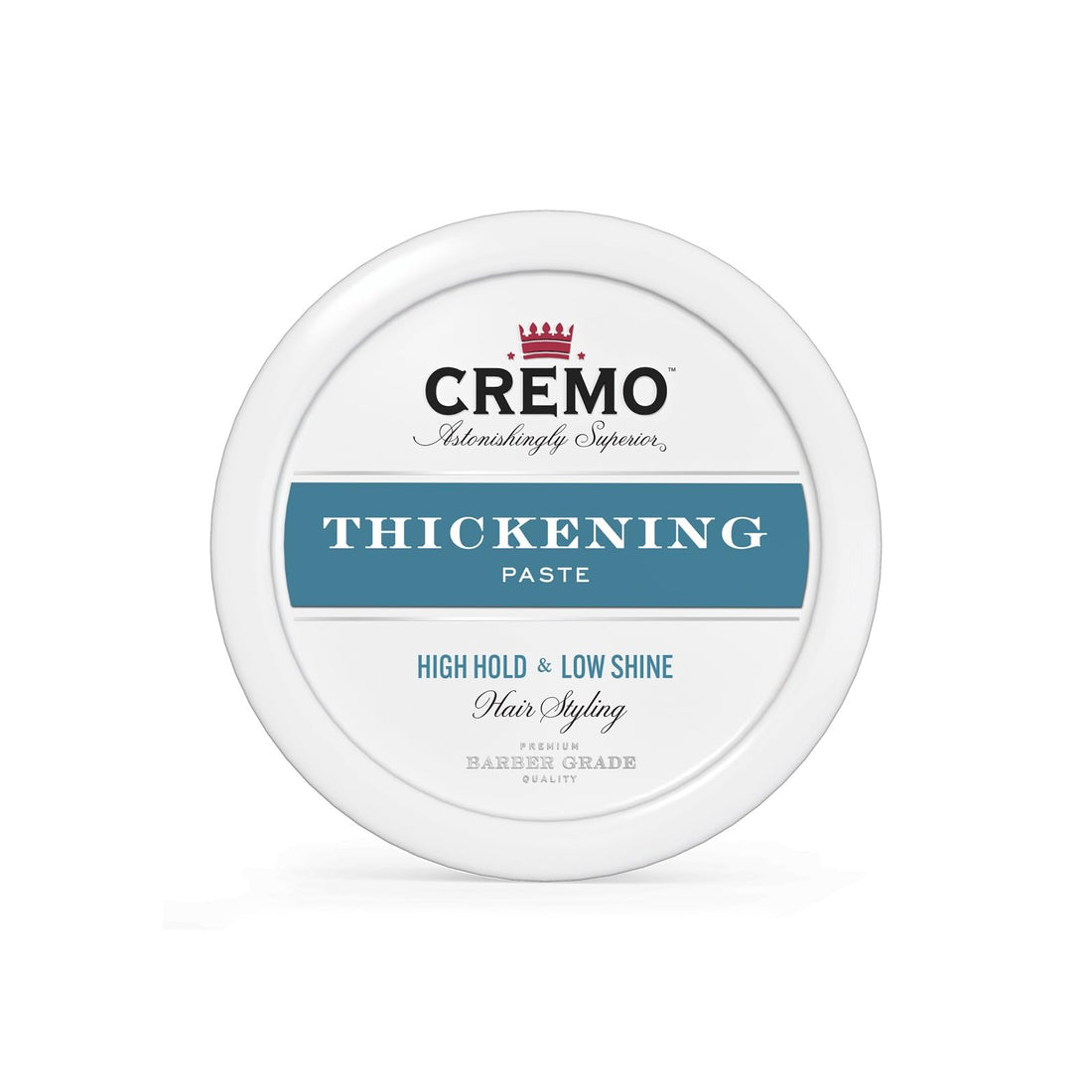 Cremo Barber Grade Hair Styling Thickening Paste, High Hold, Low Shine, 4 Ounce