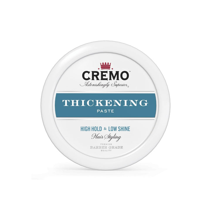 Cremo Barber Grade Hair Styling Thickening Paste, High Hold, Low Shine, 4 Ounce