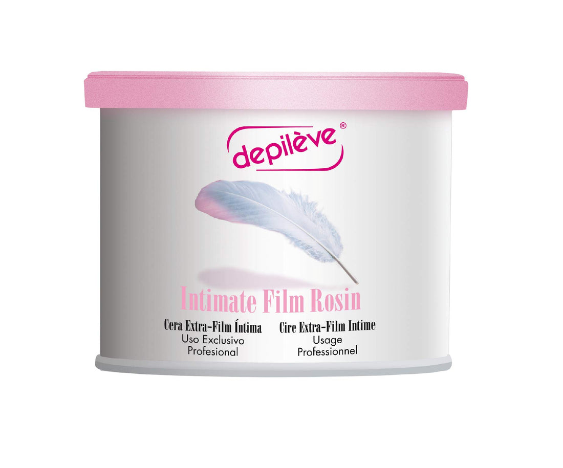 Depileve Hair Removal Wax - Intimate Extra Film Wax for Brazilian and Hollywood Wax - Moisturizing and Soothing for Delicate, Sensitive Skin - 14 oz